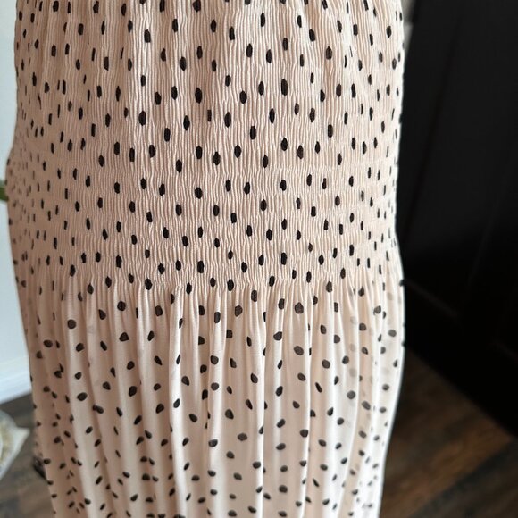 NWT Max Studio Flowy Pleated Mini Skater Skirt Balletcore Traditional Classic - Picture 4 of 9